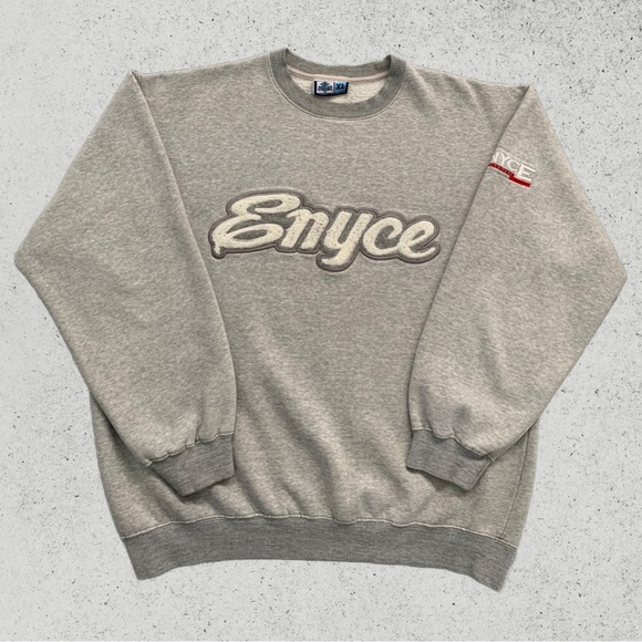 Vintage Chenille Enyce Crewneck  Sweatshirt - Picture 1 of 13
